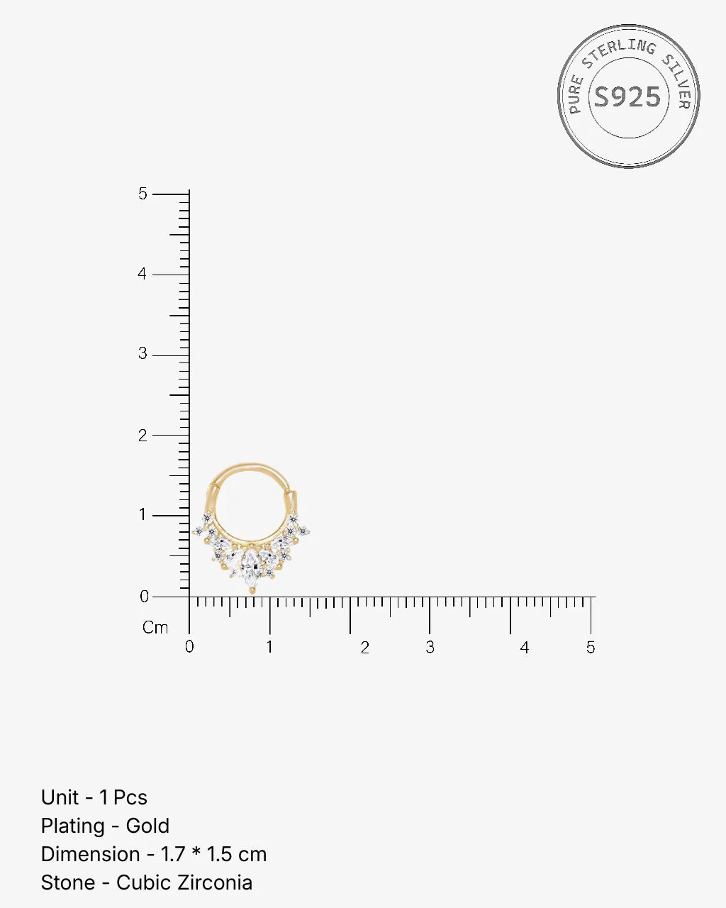Soleil Septum Ring - Image 3