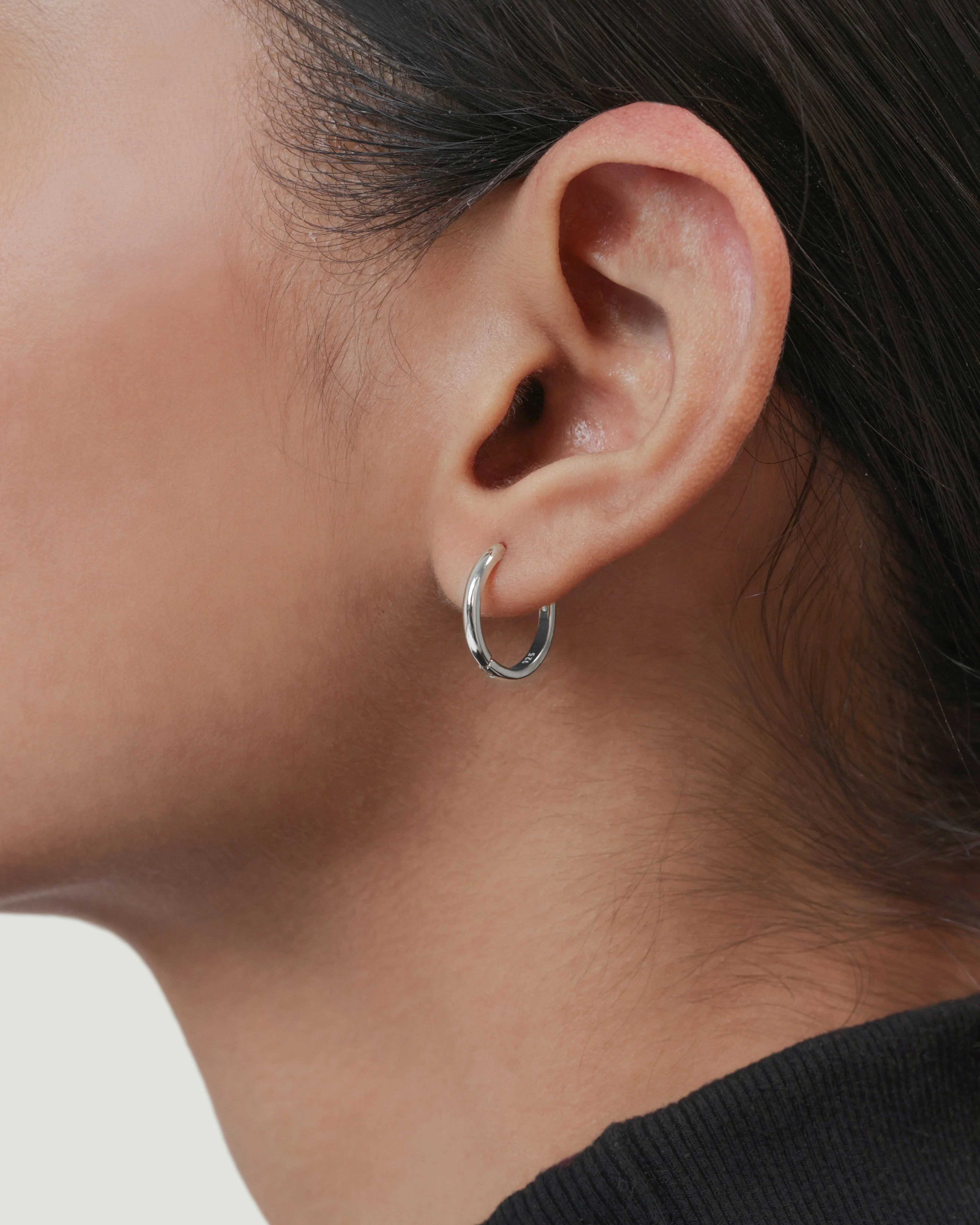 Evergreen Silver Hoops Multiple Sizes Hoop Earrings - Image 8