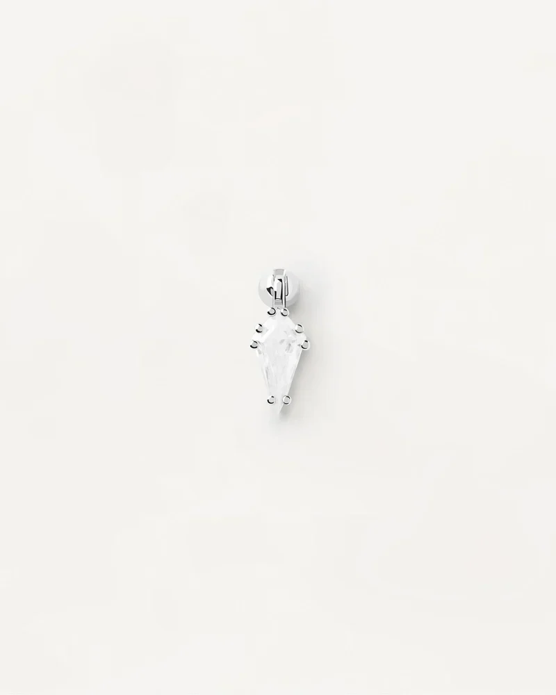 Floating Penta Stone Stud Earrings - Image 3