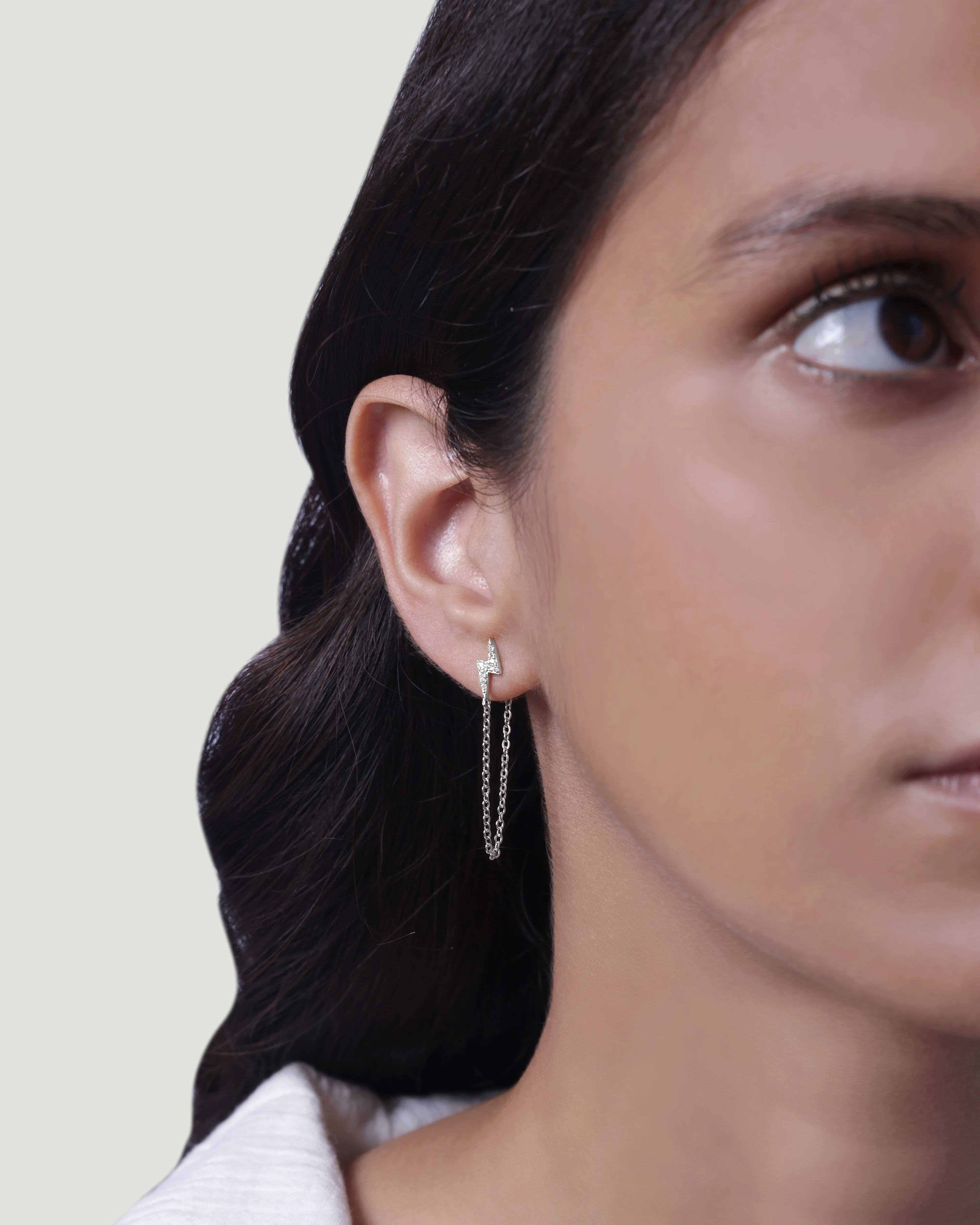 Thunder Dangler Chain Earrings - Image 4